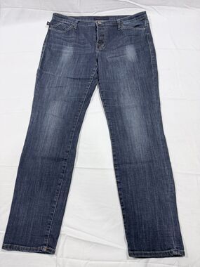 Rock & Republic Jeans Womens Size 16 Blue Dark Wash Button Down Fly